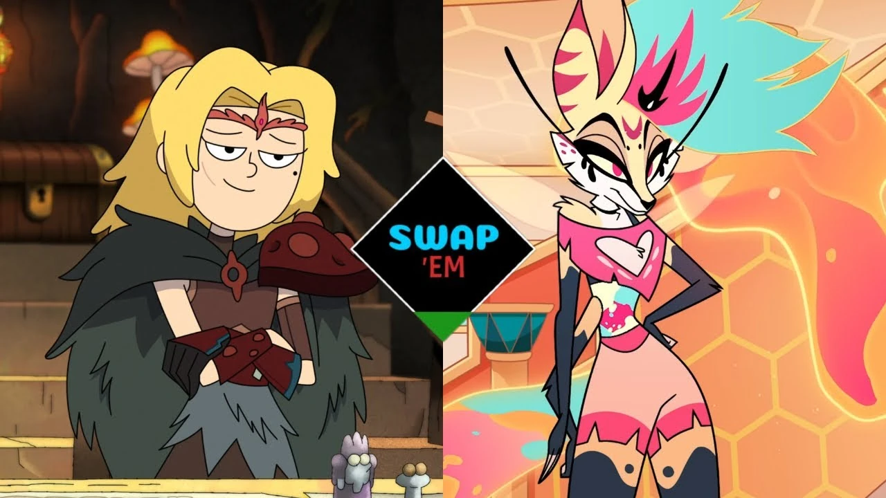 SASHA & QUEEN BEE VOICE SWAP | Amphibia/Helluva Boss | Fandom