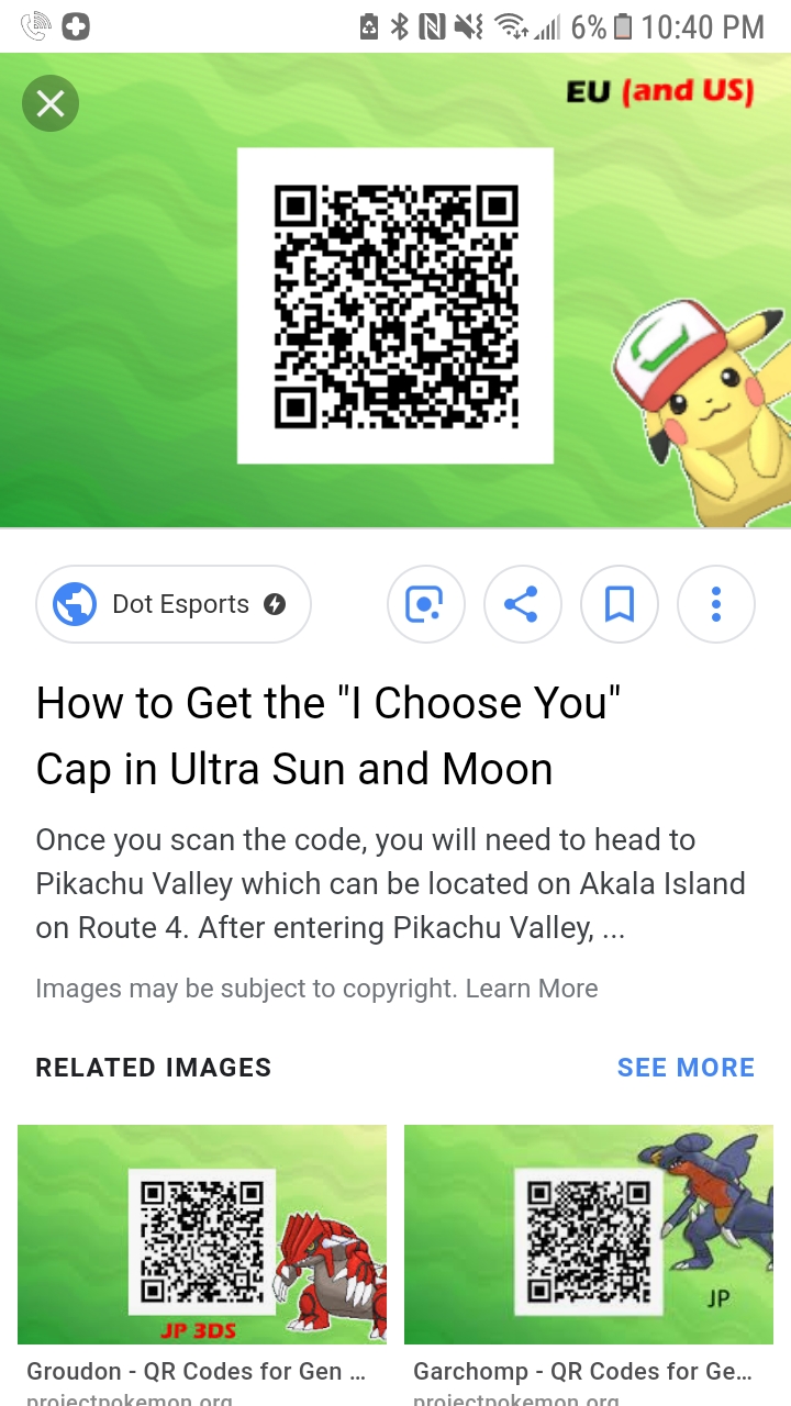 Pokemon Images Pokemon Ultra Sun Partner Cap Pikachu Qr Code