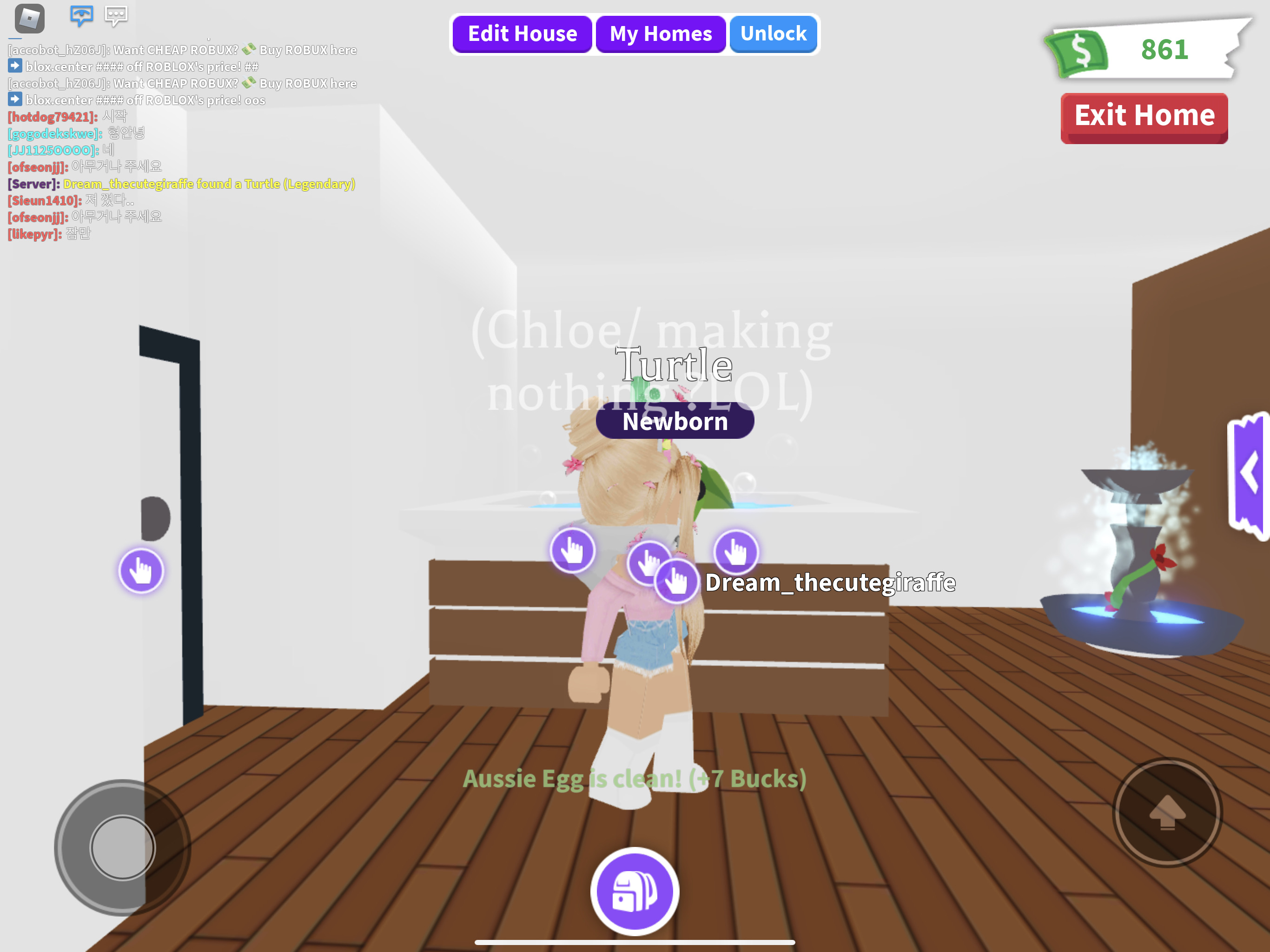 Omg I Just Used A Adopt Me Hack And It Worked Me And My Bff Both Got A Turtle Fandom - most popular game in roblox adopt me blox central medium