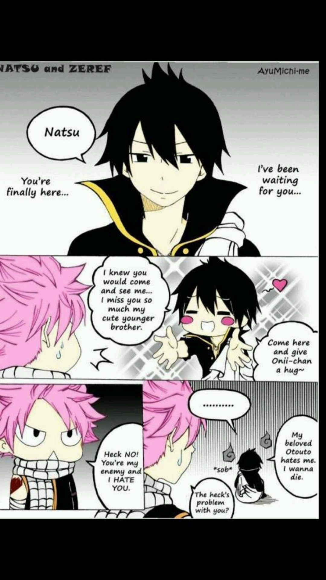 Featured image of post Fairy Tail Natsu And Zeref Fanart