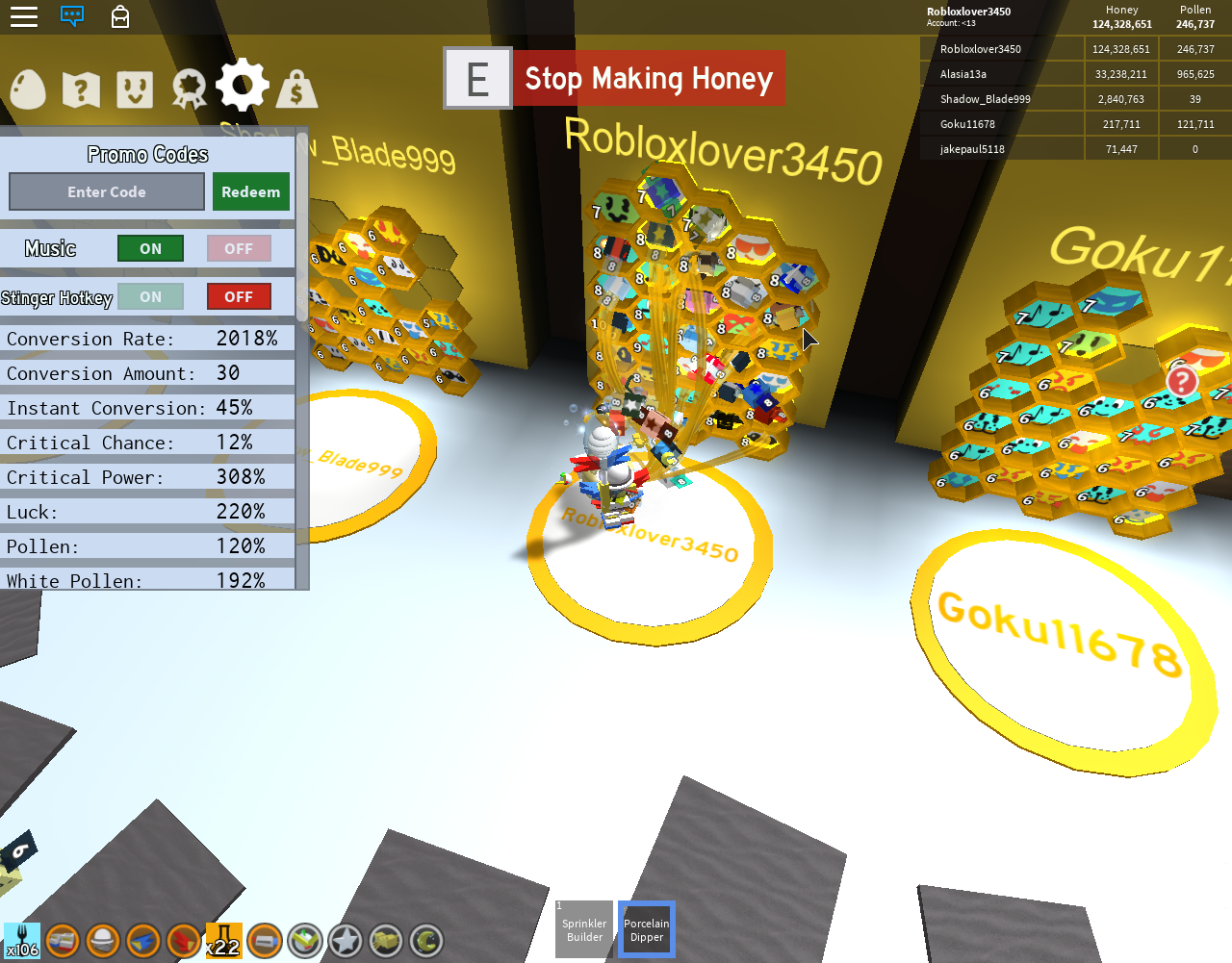 Robloxlover69 Bee Swarm Simulator