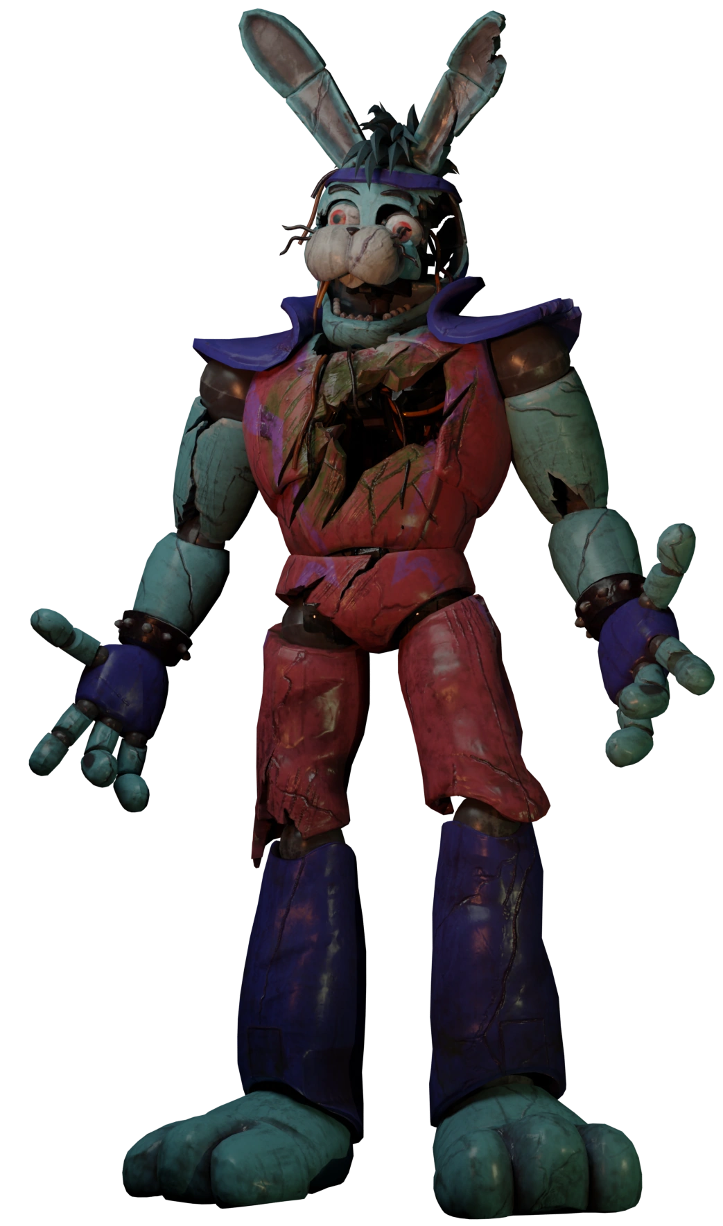 Google GLAMROCK BONNIE with Glitchtrap 