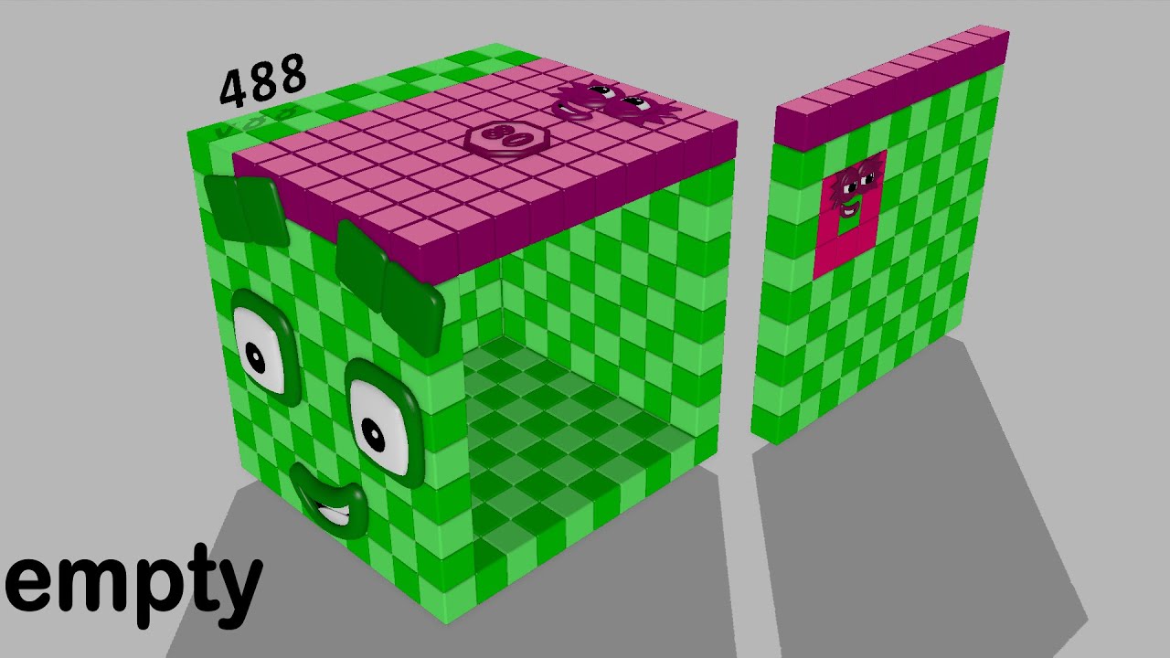 Vs cube. Numberblocks 8 Octoblock. Куб Фандом. Numberblocks Mathlink Cubes. Empty Cube.