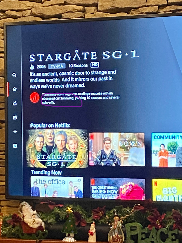Stargate sg 1 clearance netflix