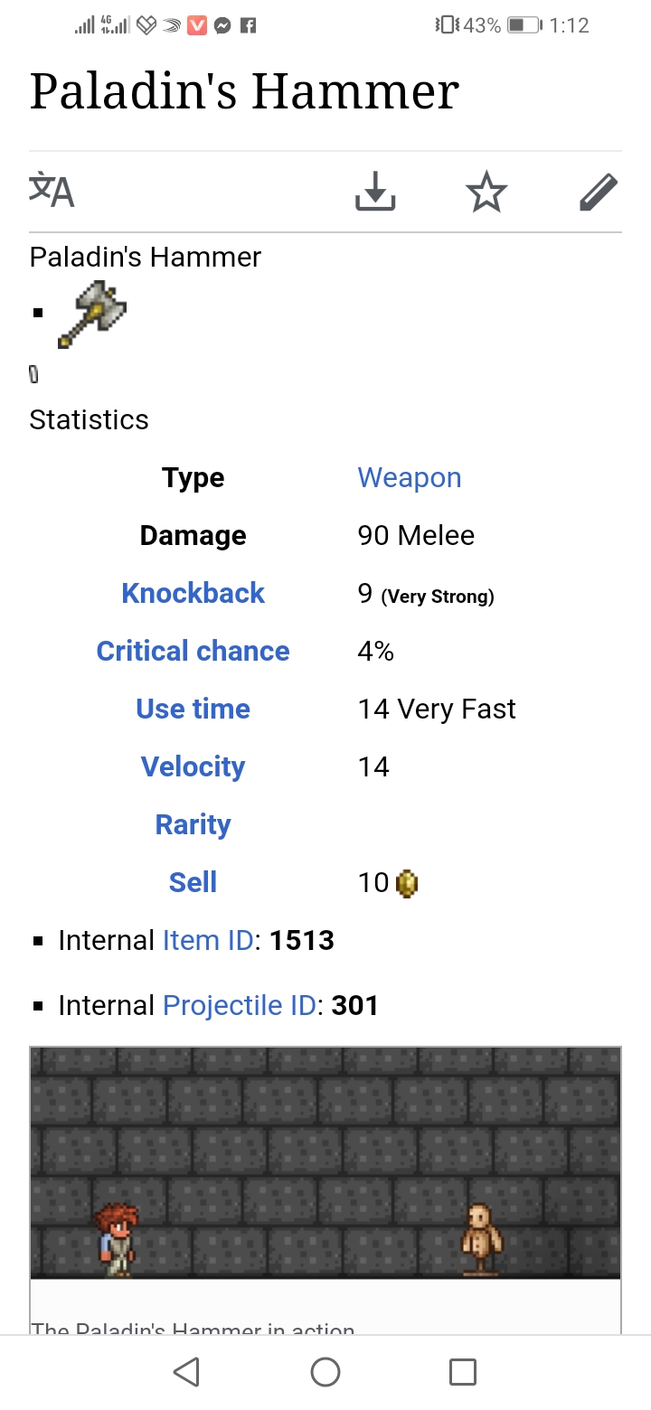 Terraria Projectile Ids