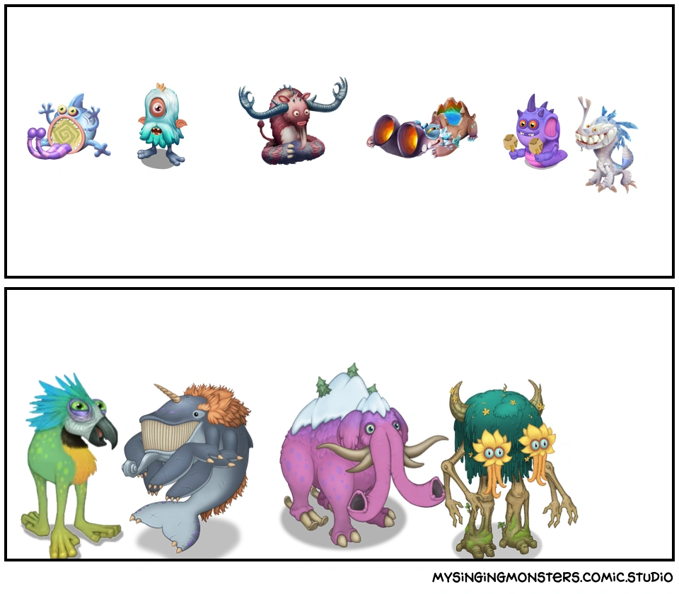 Remaining Prismatic Monsters and Monsters in DOF Fandom