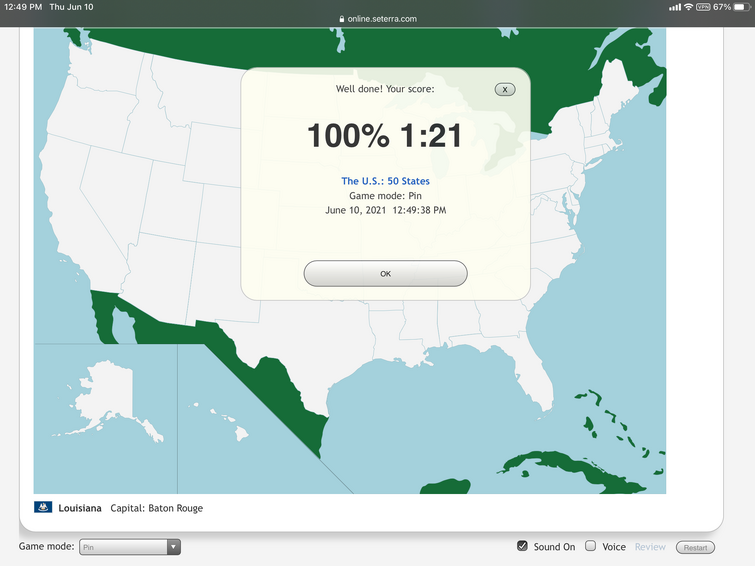 Seterra States And Capitals Post Your Best Scores Below (Us Map Quiz Game) | Fandom