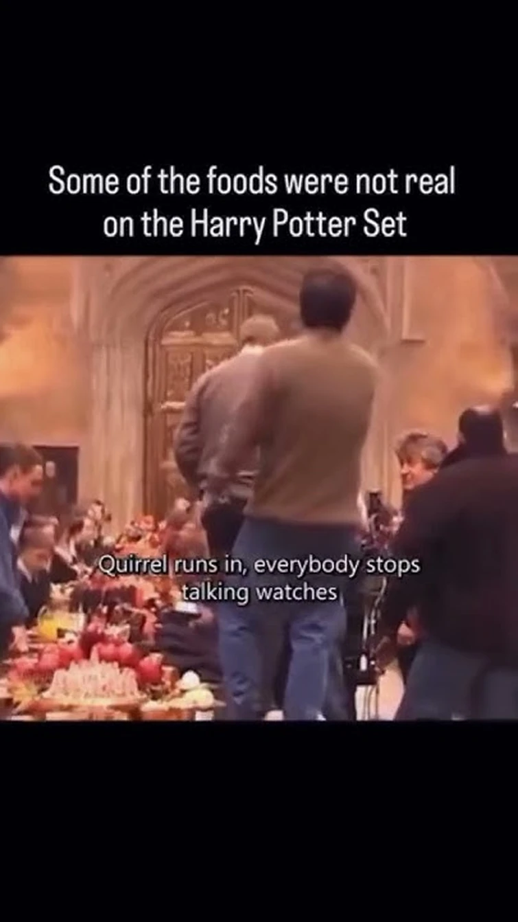 Behind the scenes at Harry Potter 👀 Tag someone who needs to see this! #harrypotter #hogwarts