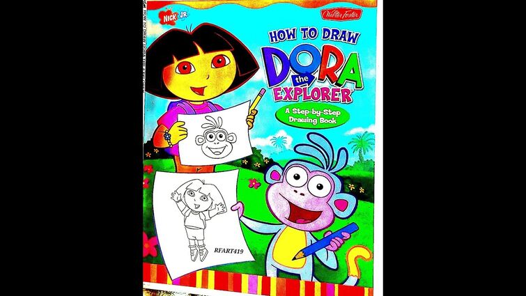 How to Draw Dora The Explorer Book from Nickelodeon - RFART419 (2024)