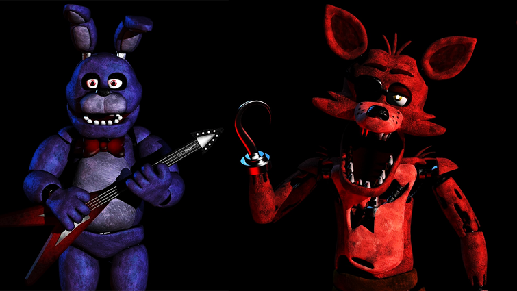 Porque Bonnie e Foxy não estão em FNaF SB?