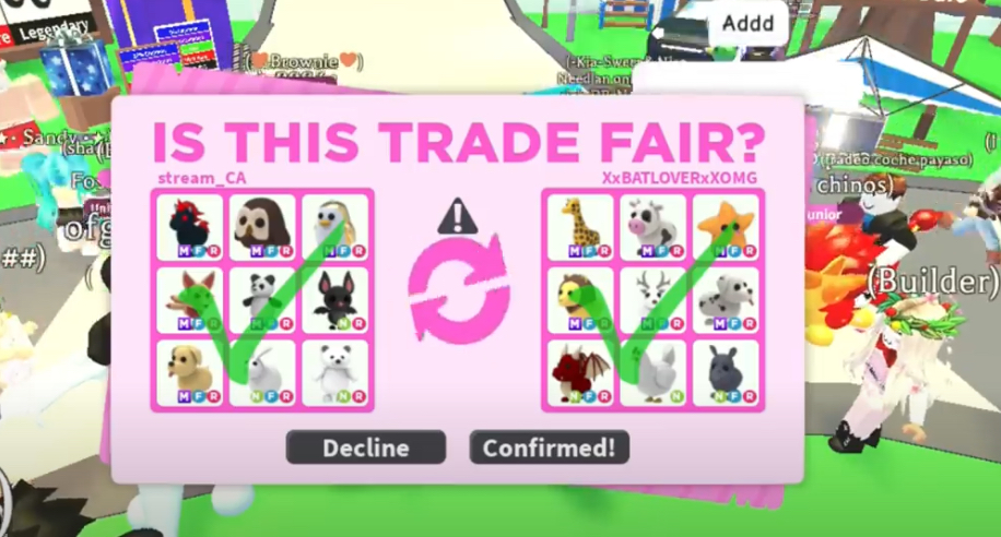 WFL? Already did I'm happy with the trade : r/AdoptMeTrading