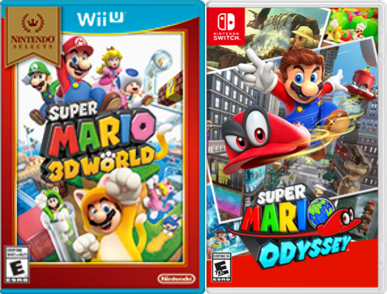 Game Comparison 4 Super Mario 3D World vs Super Mario Odyssey Fandom