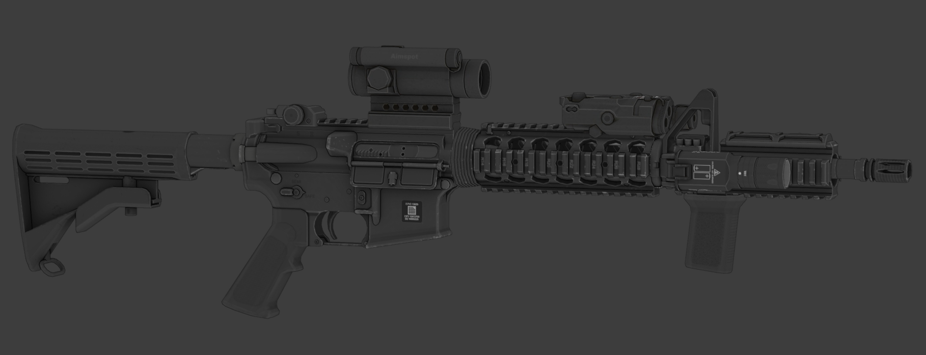 Textured M4A1 with Ergo forward rail and Mk 18 | Fandom