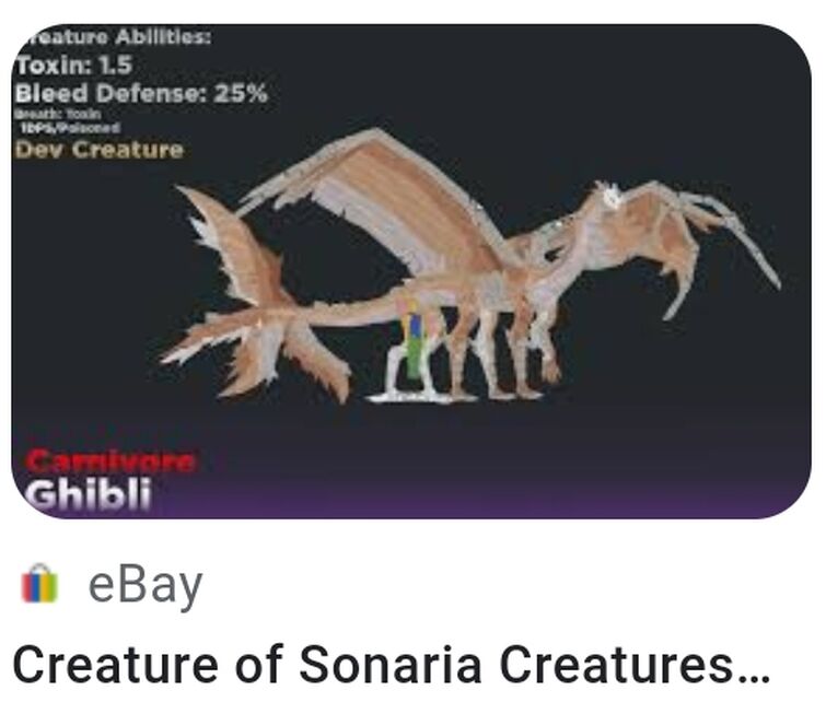 Coniferon specie Creatures of Sonaria Roblox species cos+bonus