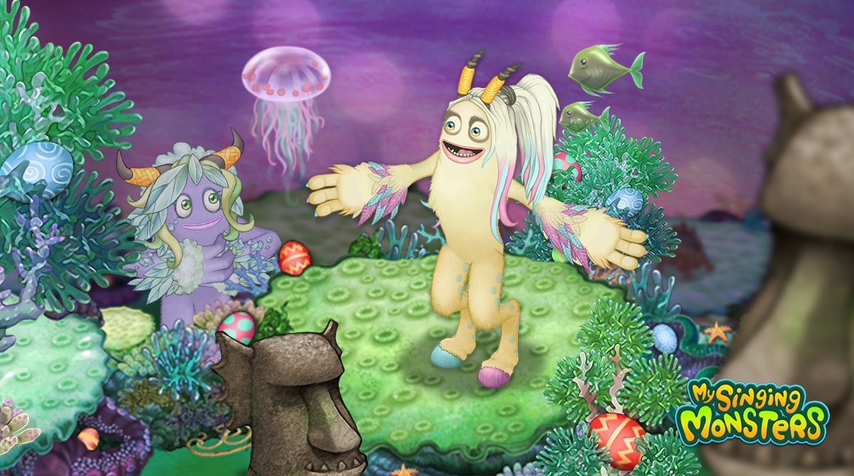 My singing monsters остров. Парлсона. Водный остров my singing. Остров воды my singing Monsters. Парлсона в my singing.