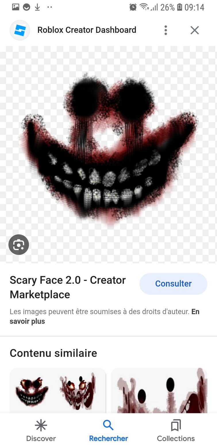 Scary face - Creator Marketplace