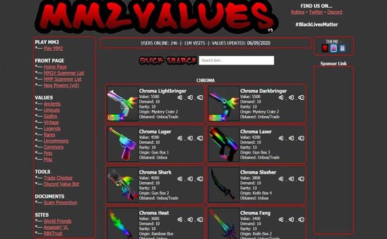 Just checked mm2 values. Whaaaaa!! : r/MurderMystery2