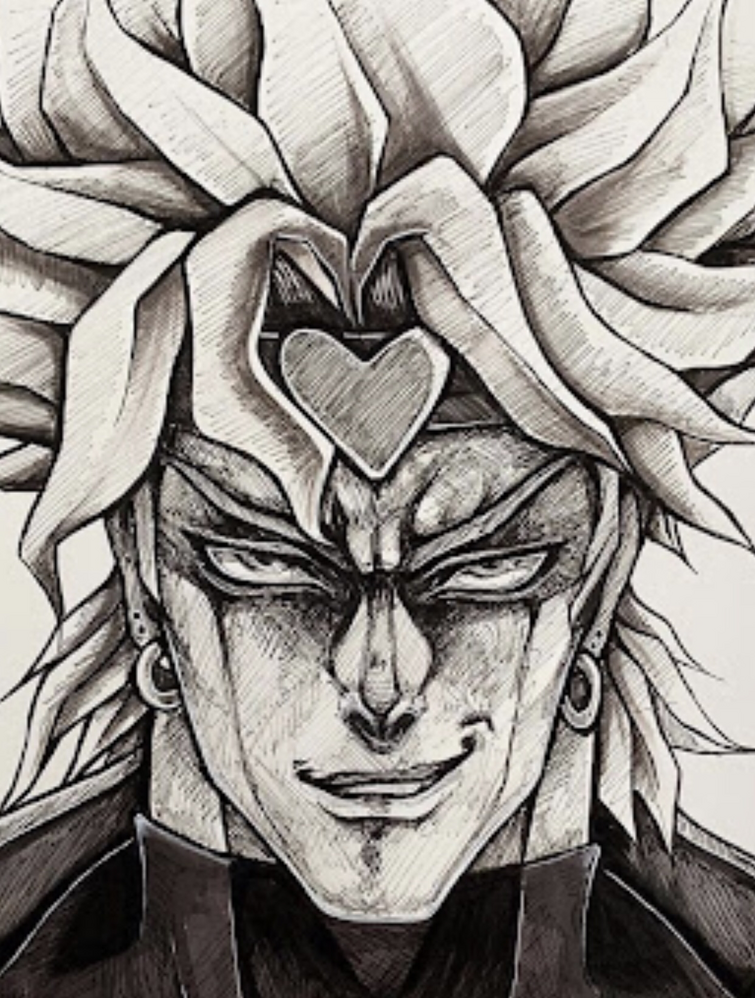 Dio Brando Portrait (drawn by me) : r/StardustCrusaders