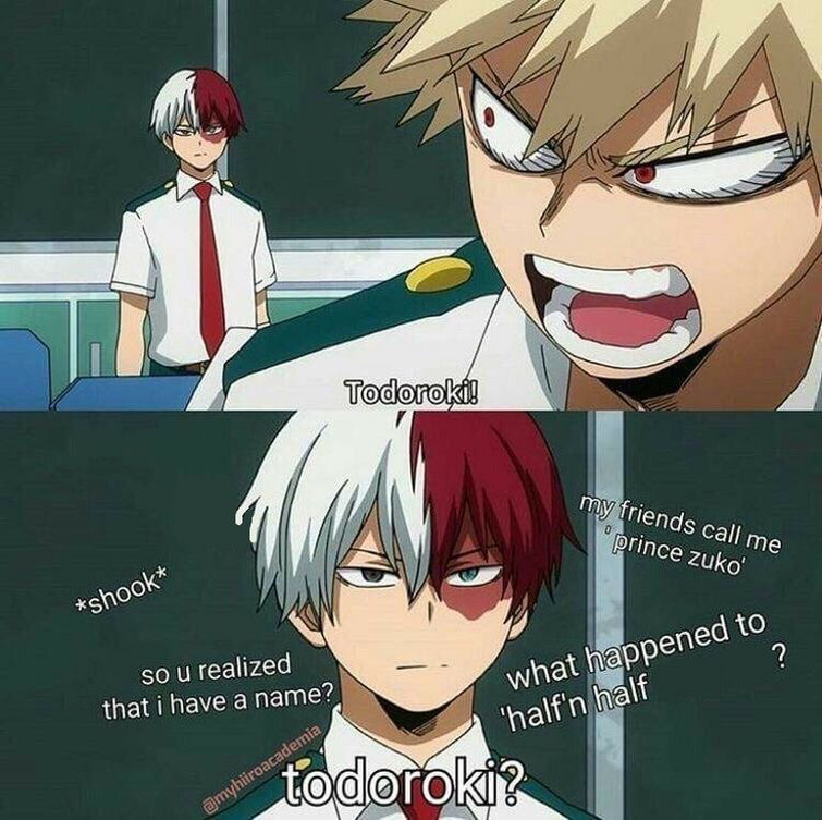 You can see how shocked Todoroki is Fandom