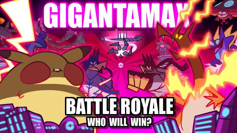 GIGANTAMAX Pokemon Battle Royale 💥 Collab With @Lockstin & Gnoggin (Loud Sound Warning)