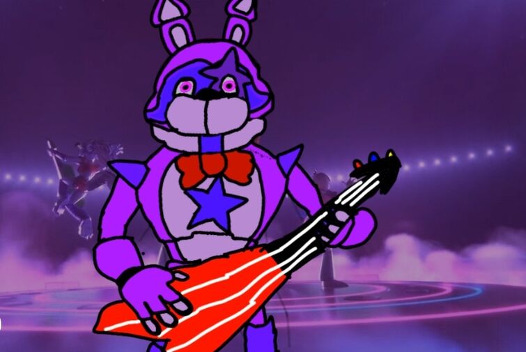 How To Draw Glamrock Bonnie From FNAF - Five Nights At Freddy's Security  Breach Step by Step 