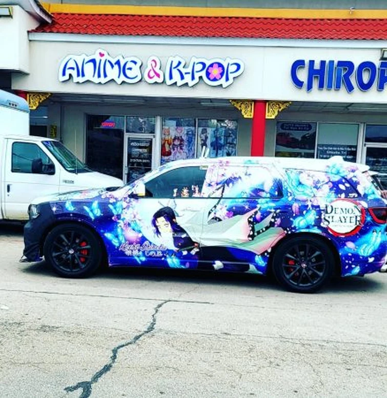 Shinobu wrap on a 2017 Dodge Durango R/T SUV/Sports Utility Vehicle Fandom