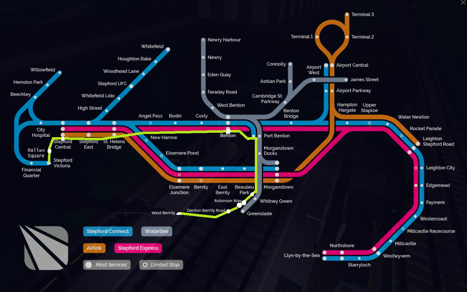 Terminal v 1.9. SCR Map. Stepford County Railway. Карта Stepford County Railway. Карта РОБЛОКС Stepford County Railway.