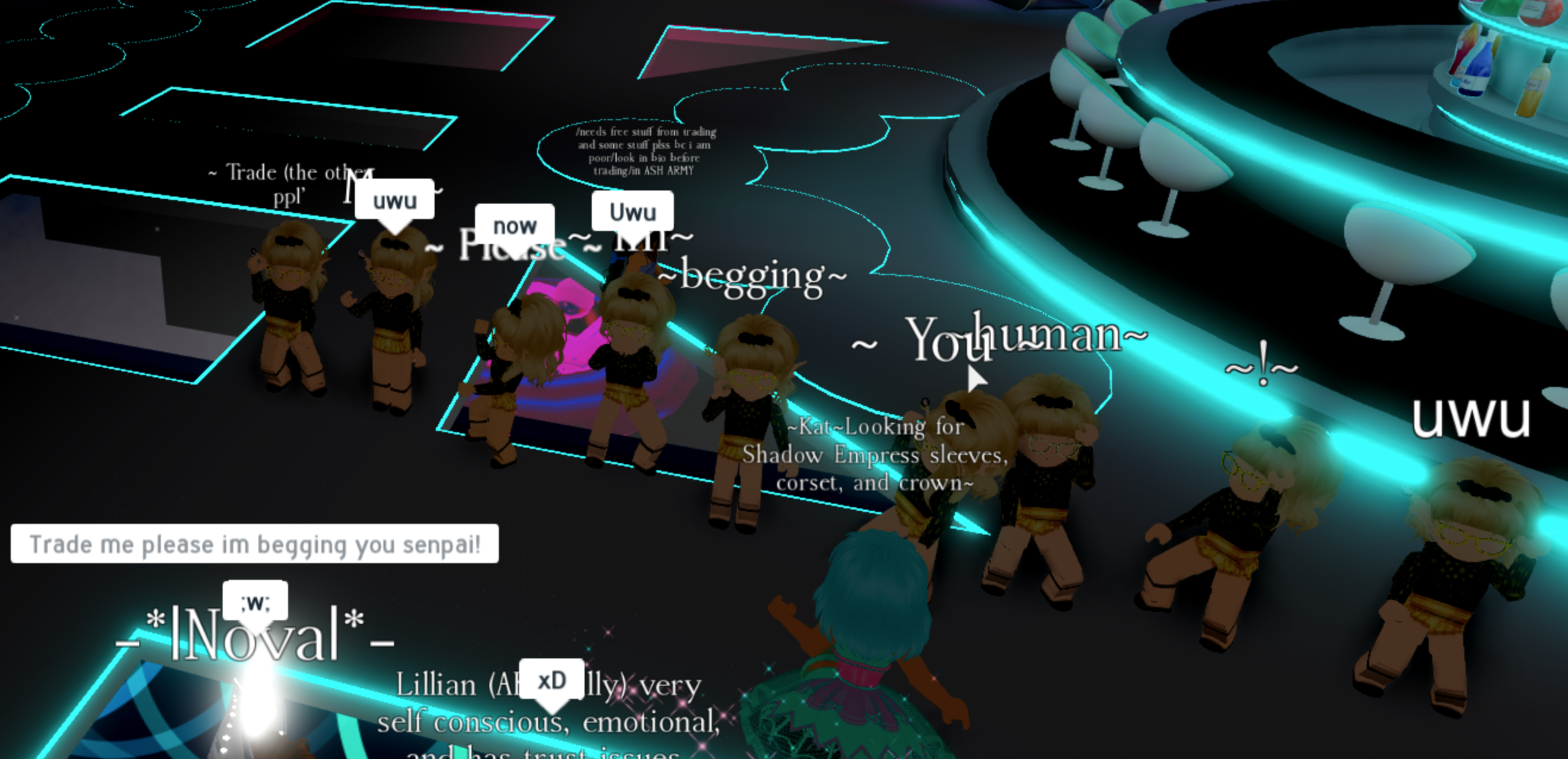 Just Your Average Day At The Trading Hub Fandom - roblox royale high trading hub