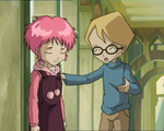 The Key - Jeremie comforting Aelita-1