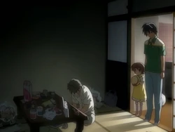 Clannad Tomoya And Ushio The Road Home Clannad Wiki Fandom the road home clannad wiki fandom