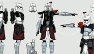 Concept art of Commander Colt