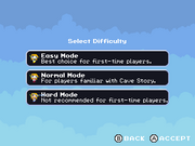 Curly Story Difficulty Select