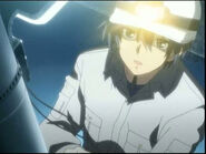 Tomoya working as an electrician in the ~After Story~ episode The Promised Founder's Festival.