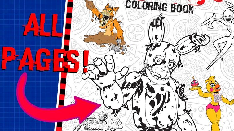 Download The Fnaf Coloring Book Review Fandom