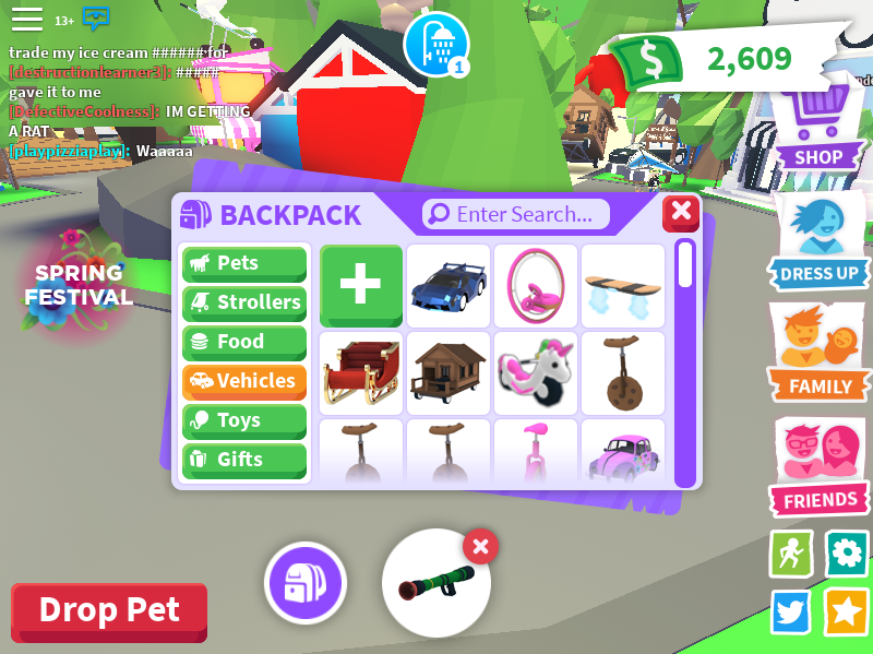 Here S My Inventory After Around 150 175 Days Of Adopt Me After The Pets Came Out Not Food Fandom - mutatedlemon guys roblox added opportunity to the catalog to