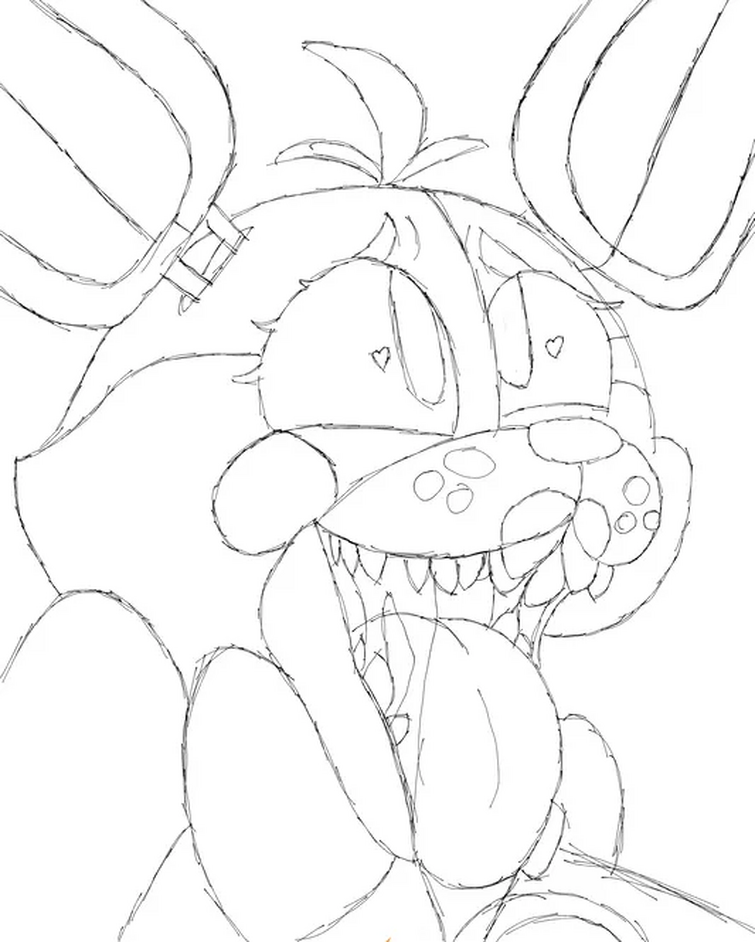 Lolbit FNAF coloring page