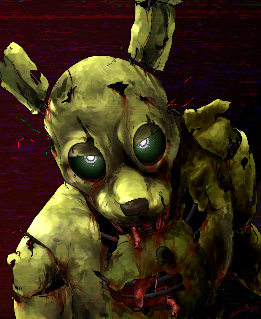 Springtrap. СПРИНГТРАП. Спринг трап. Спринг трап ФНАФ 3.