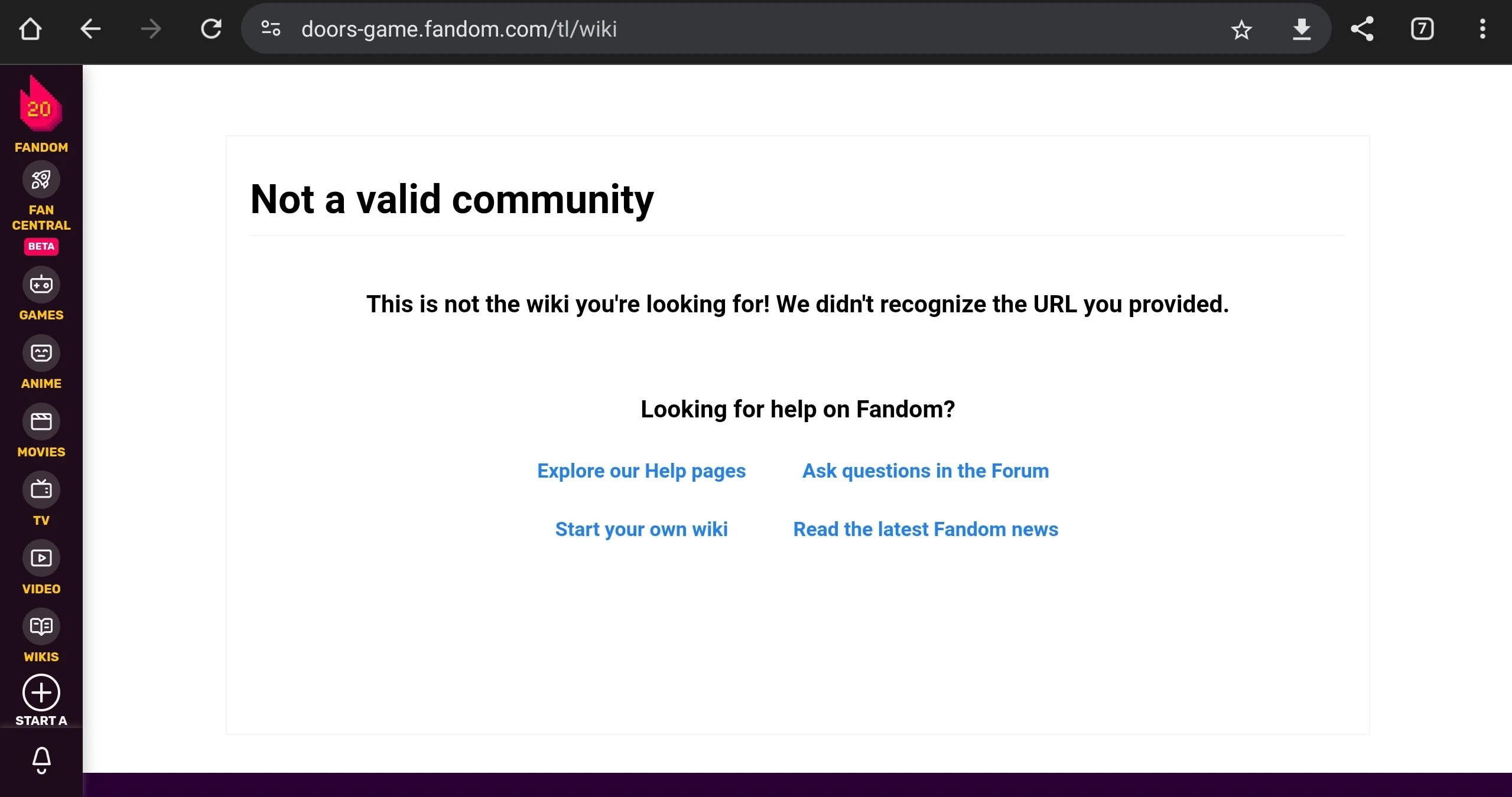 Does anyone speak Tagalog? The Tagalog DOORS Wiki got closed/deleted