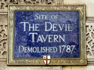 SoBH Devil Tavern's blue plaque 01
