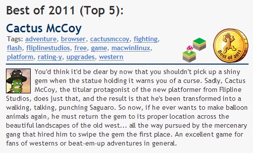 Cactus McCoy 2: The Ruins of Calavera, Free Flash Game, Flipline Studios