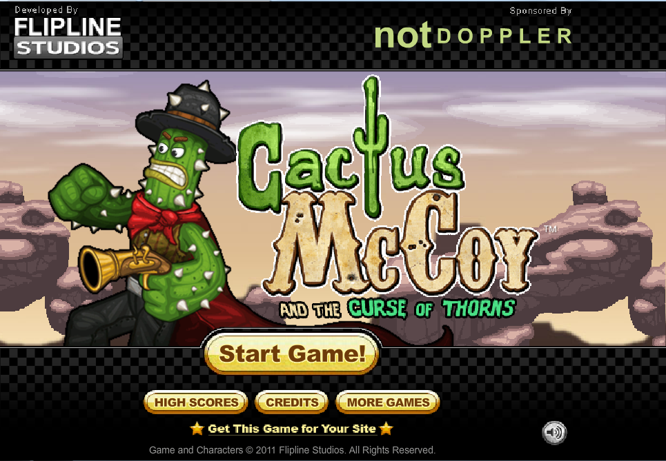 Cactus McCoy 2: The Ruins of Calavera, Free Flash Game