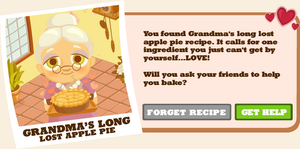 Grandma's Long Lost Apple Pie