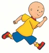 Caillou running