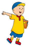 Caillou with Book