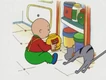Caillou catching some honey