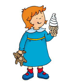 caillou rosie coloring pages