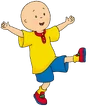 Caillou poses