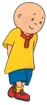Caillou holding still