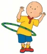Caillou with hula hoop