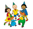 Caillou dancing with friends